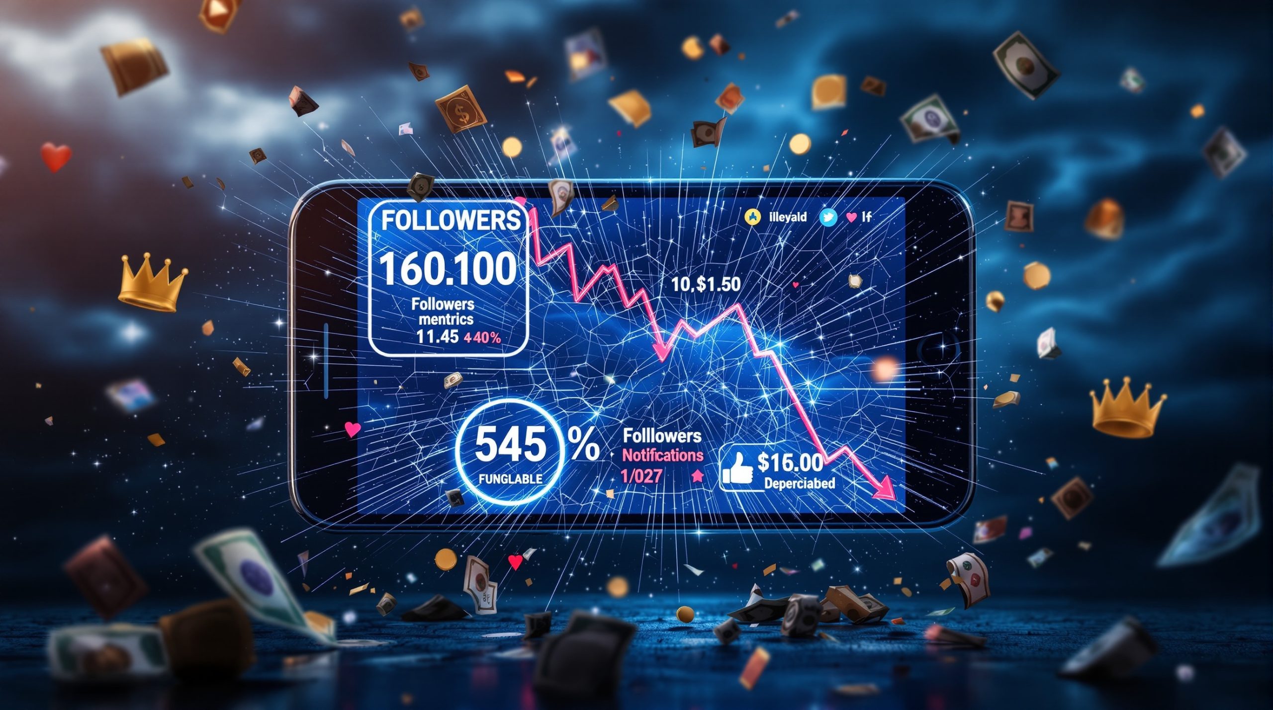 Influencer-kollaps: Millioner af følgere forsvandt på 1 dag