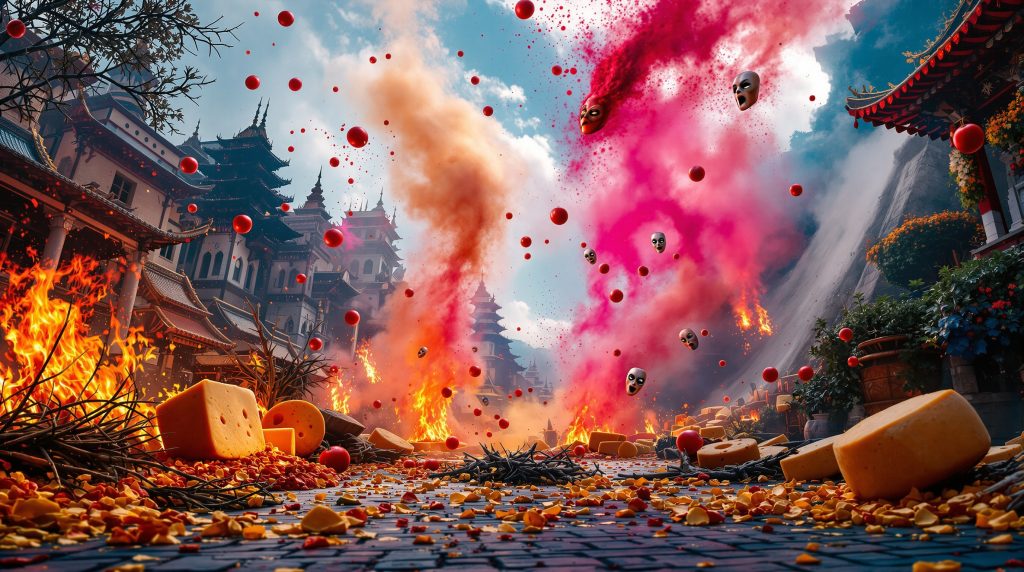 Verdens vildeste festivaler: Tomatkrig og tørnekroner