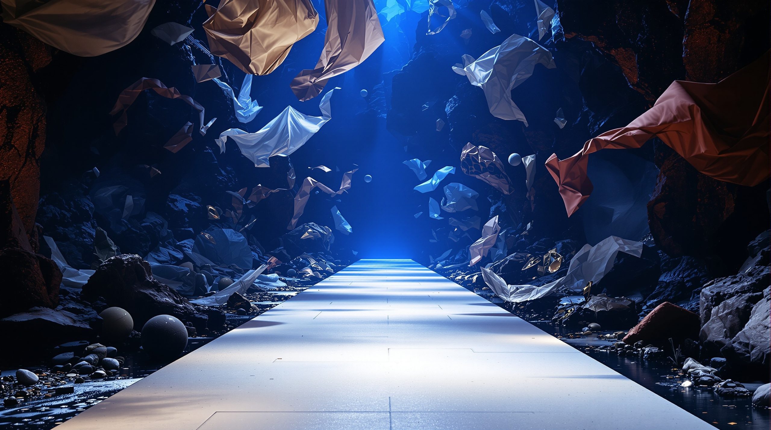 Mode-vanvid: Shows i vulkaner og katte som modeller!