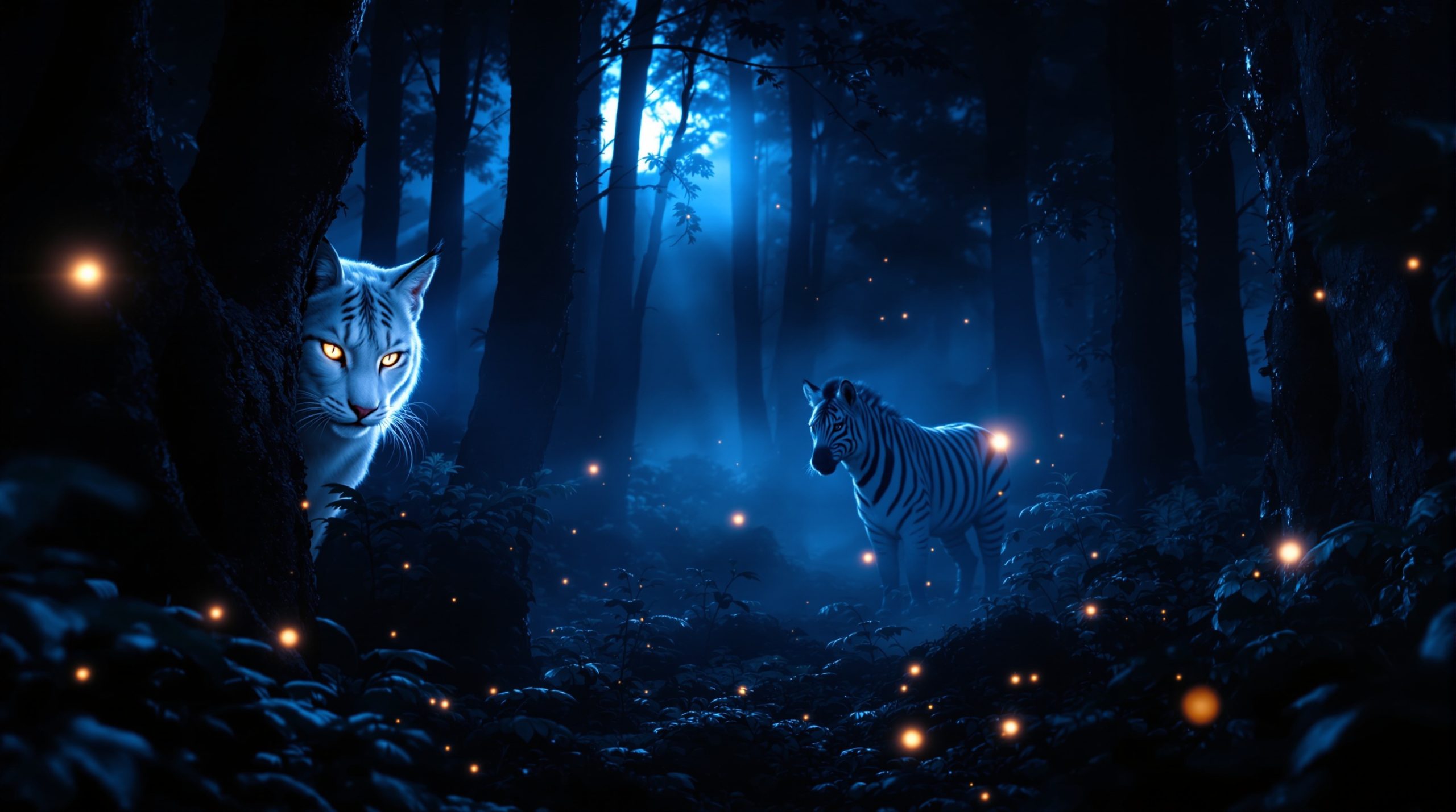 Sjældne hvide losser og sorte tigre chokerer forskere