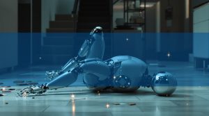 Robot-oprør fejler: Klodsede robotter falder konstant