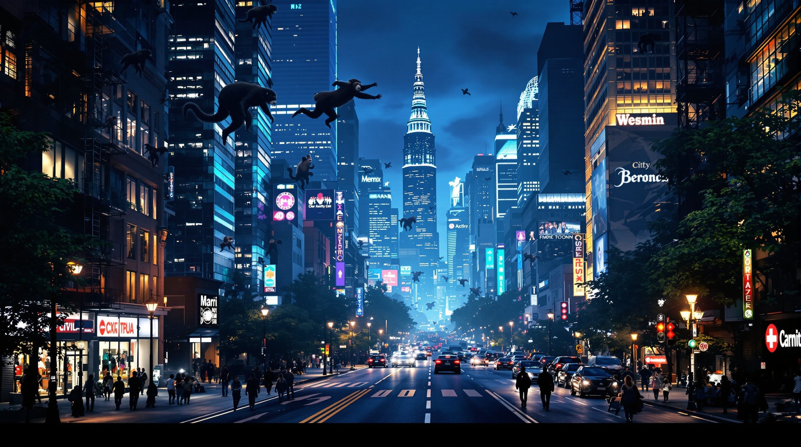 Vilde dyr invaderer byer: Tusindvis af aber på krigsstien