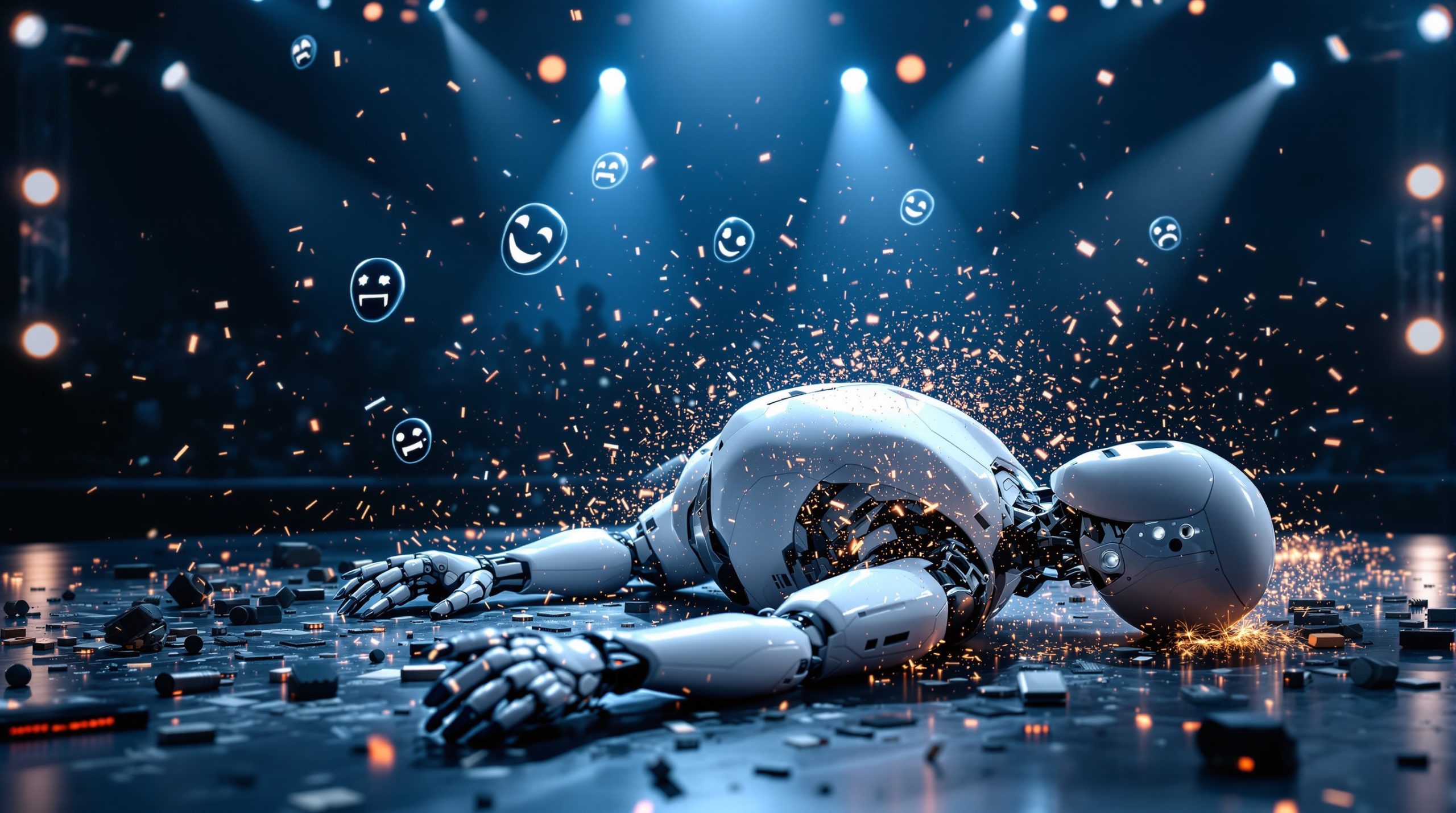 Teslas robot kollapsede under show - kan maskiner være sjove?