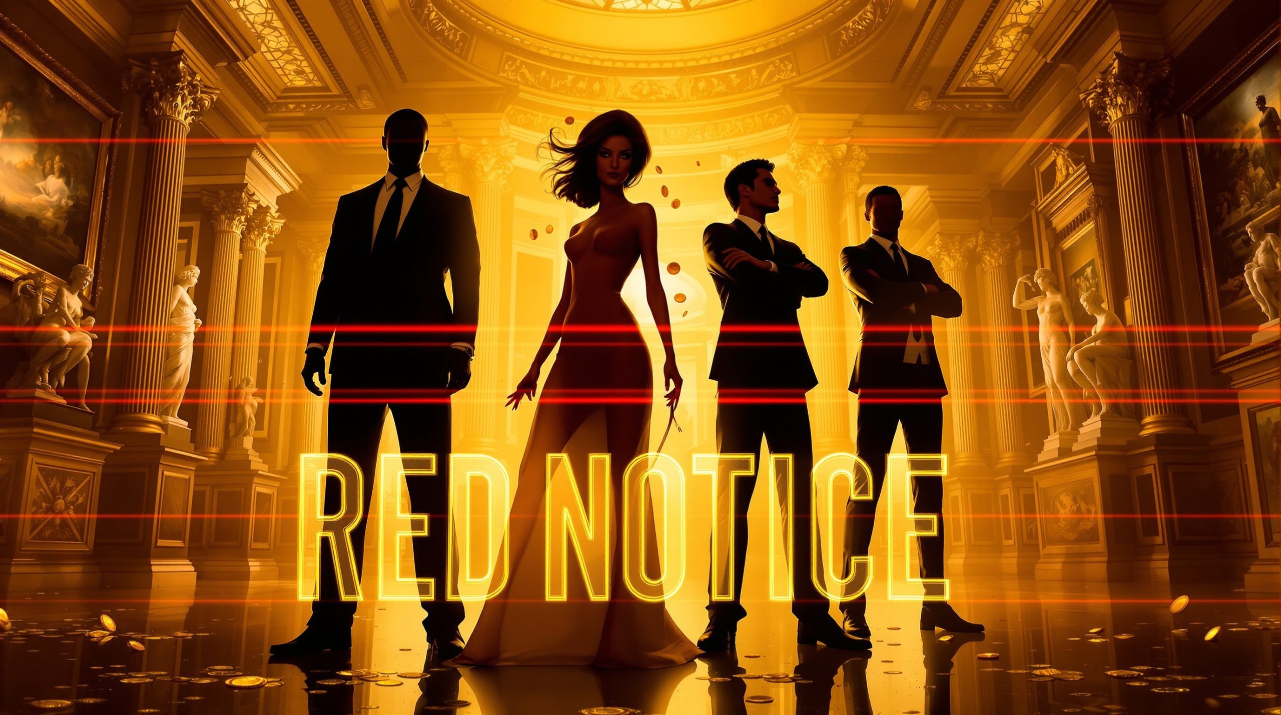 Medvirkende i Red Notice