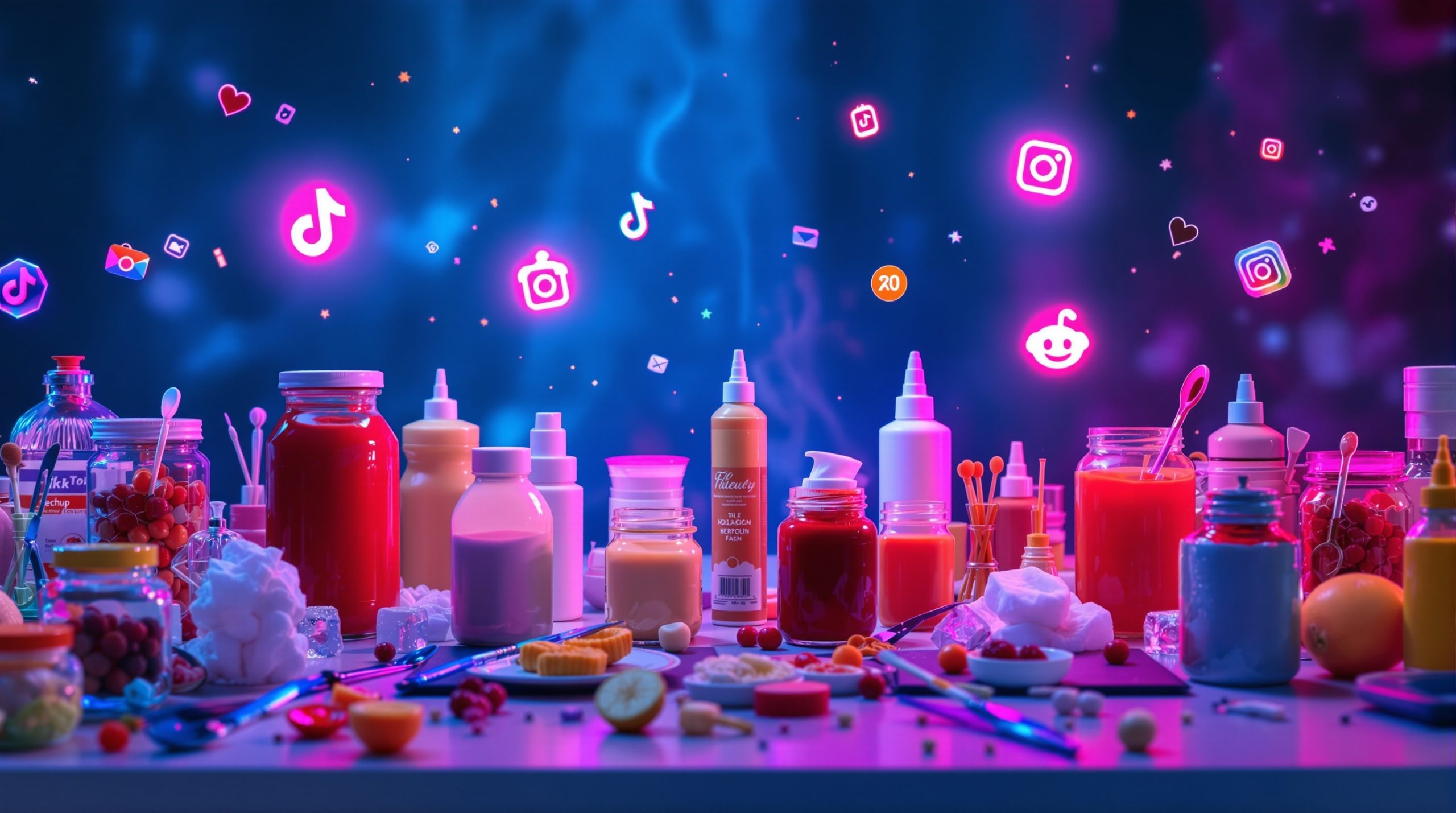 Bizarre skønhedstrends 2024: Ketchup-hår til afførings-masker