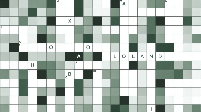 by på lolland i krydsord