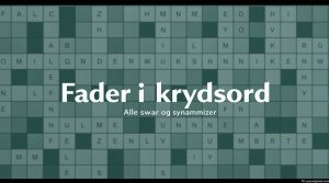 fader i krydsord