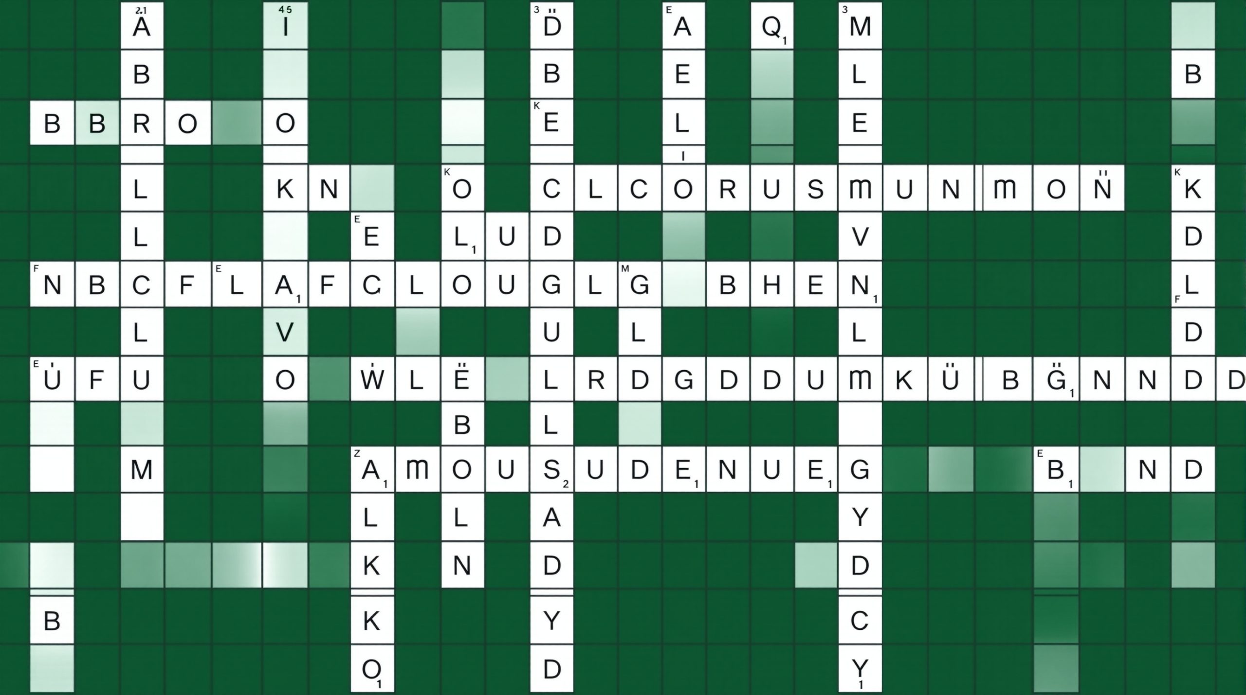 forbindelser i krydsord