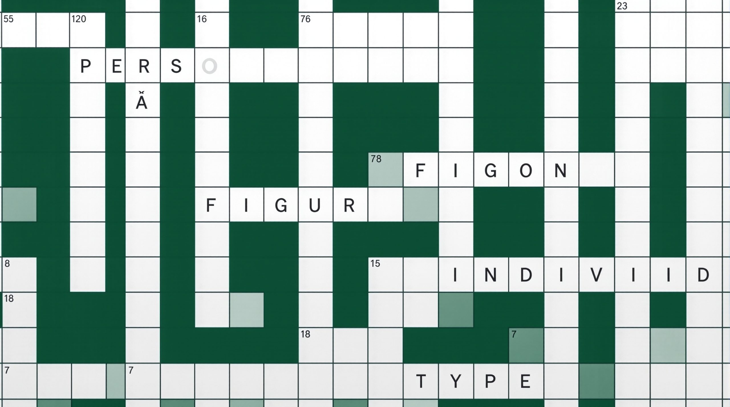 personen i krydsord
