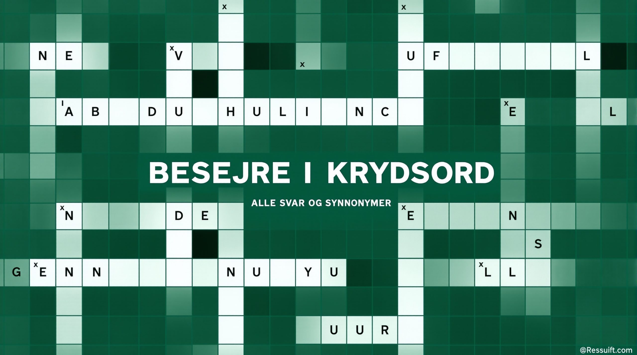besejre i krydsord