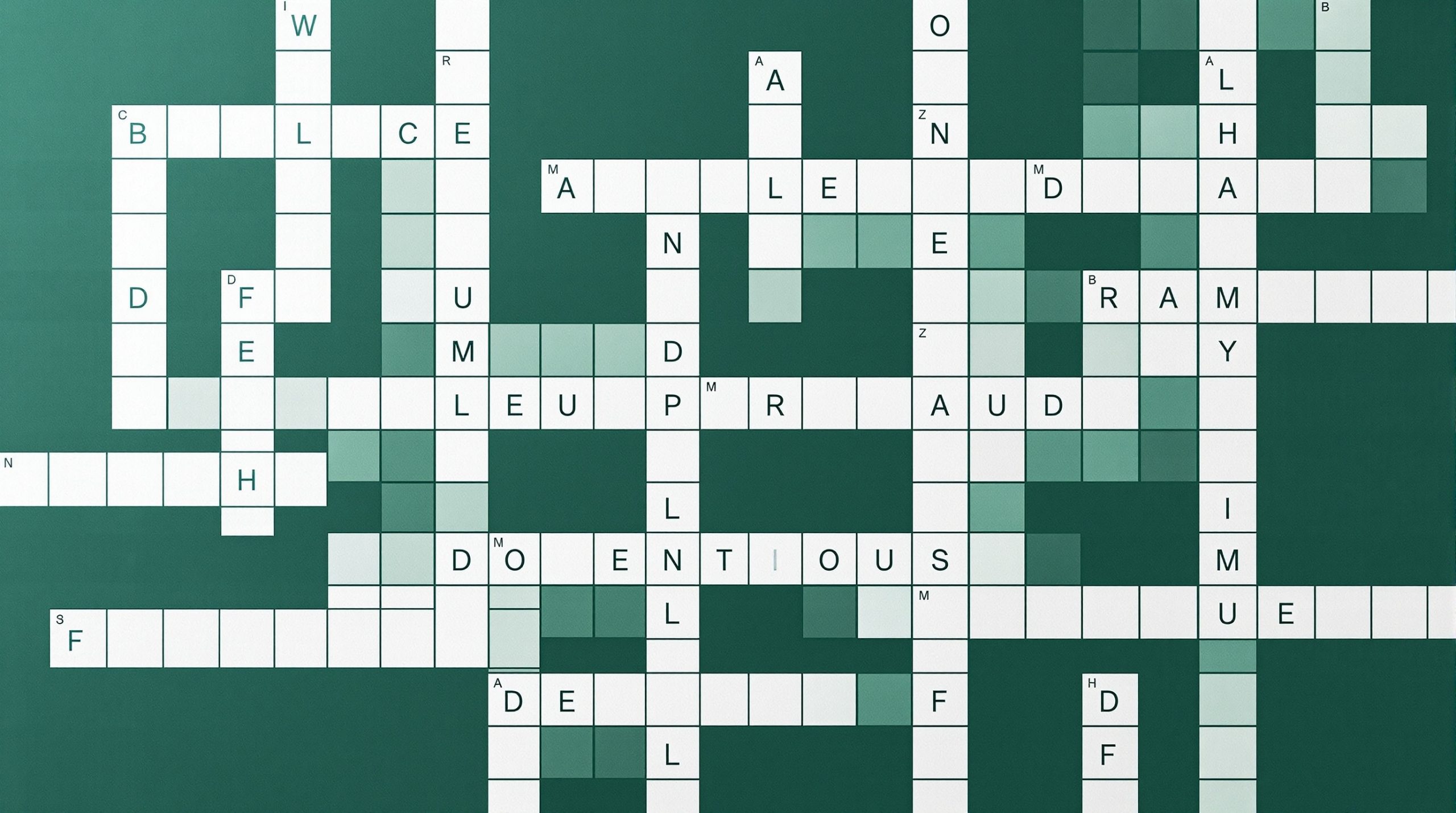 bygværker i krydsord