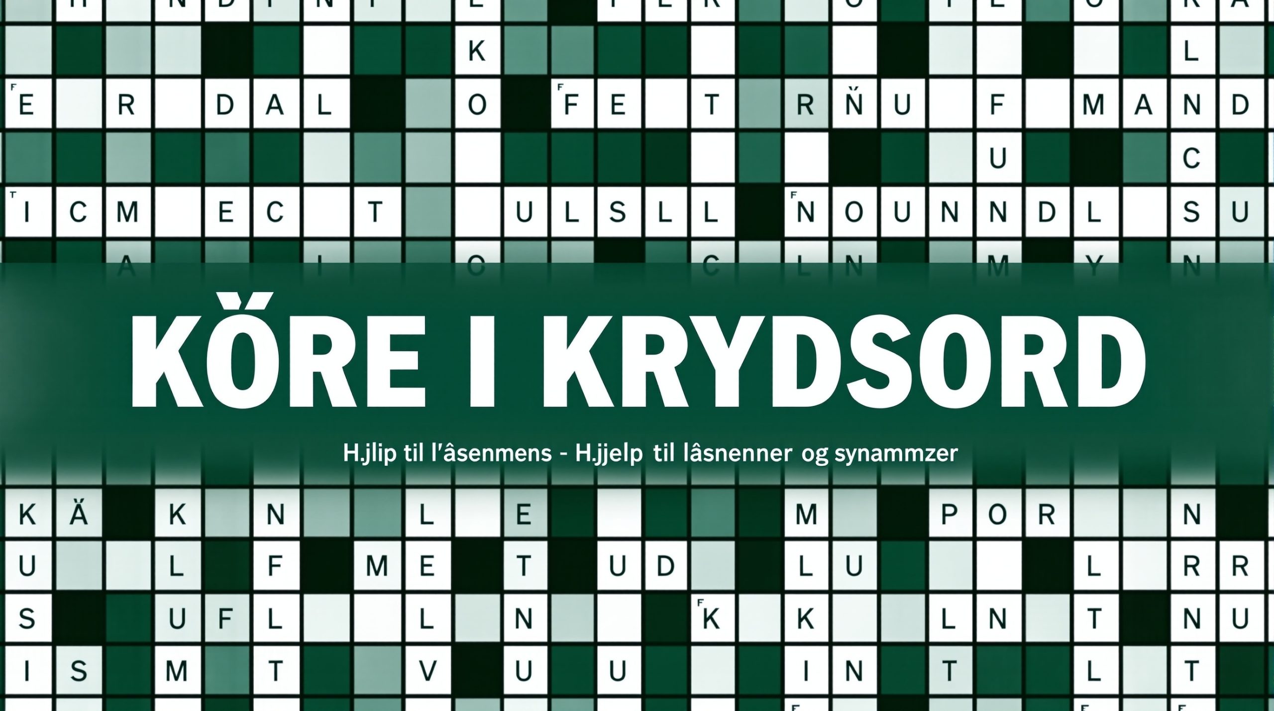 kære i krydsord