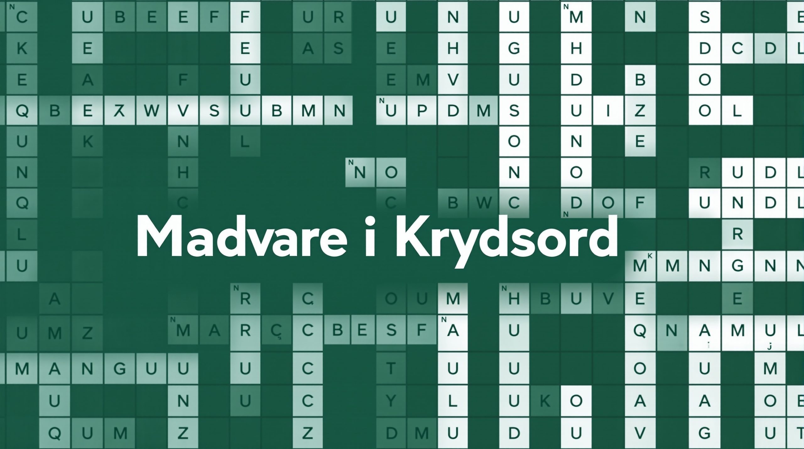 madvare i krydsord