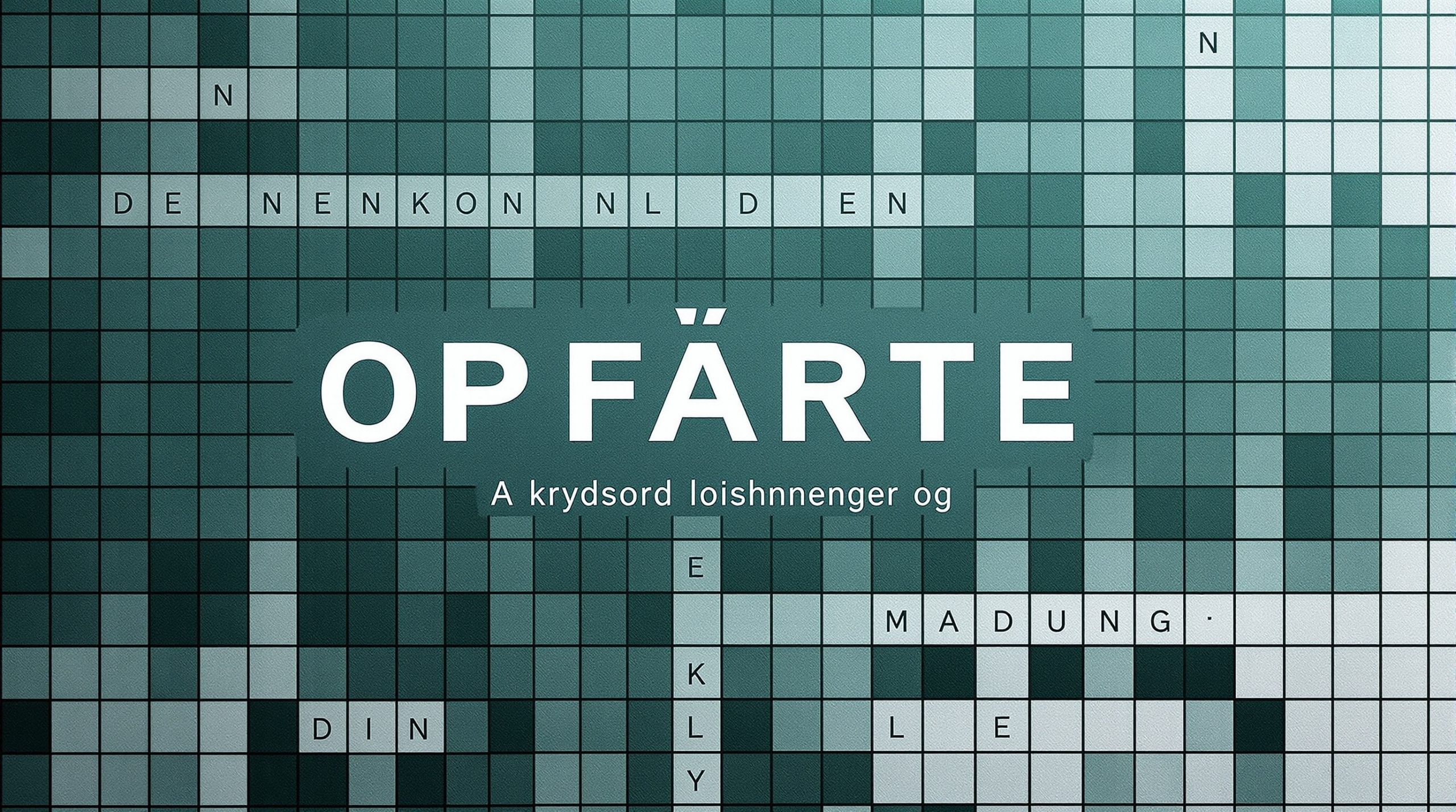 opførte i krydsord