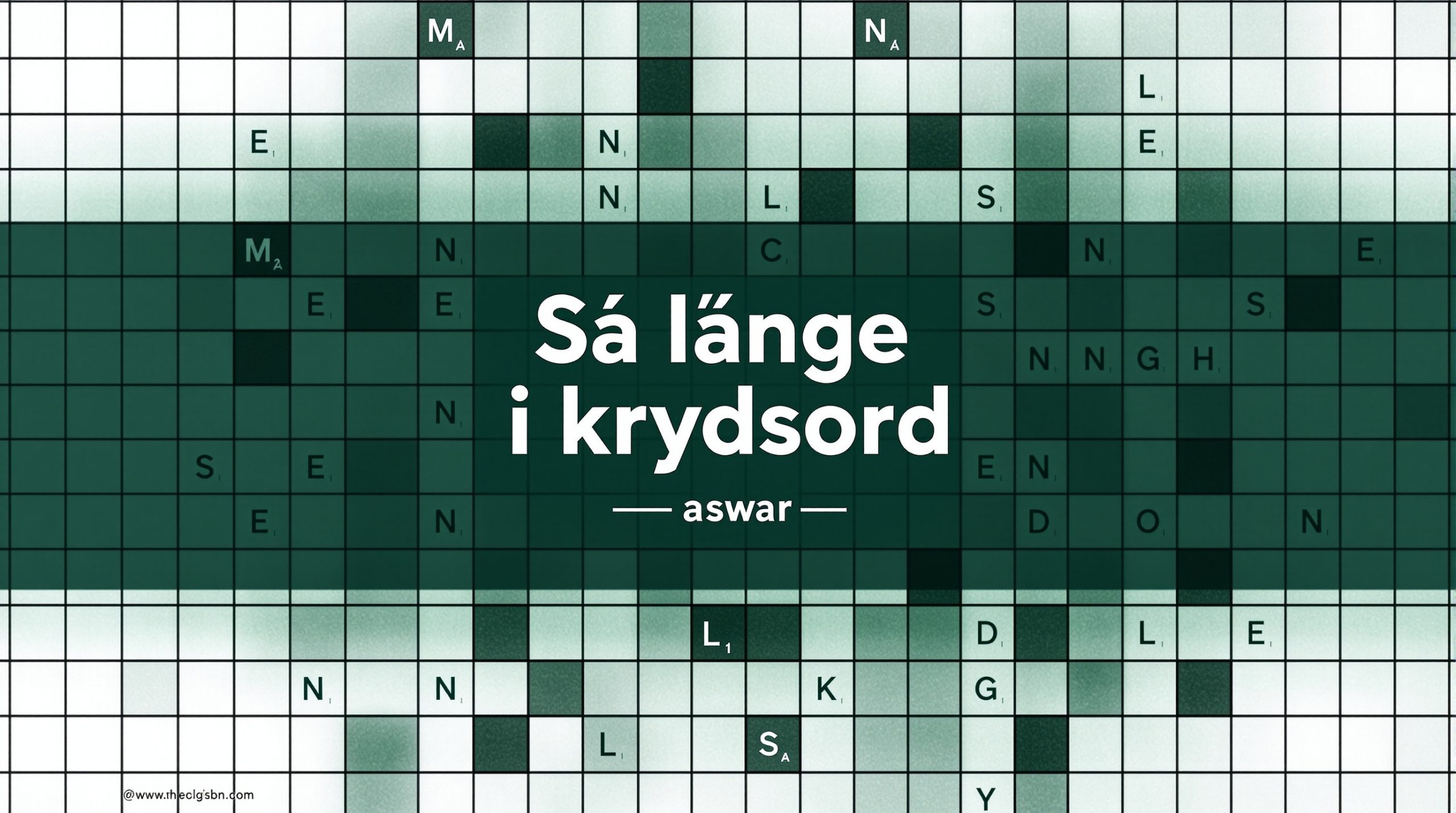 så længe i krydsord