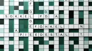 sokkel i krydsord