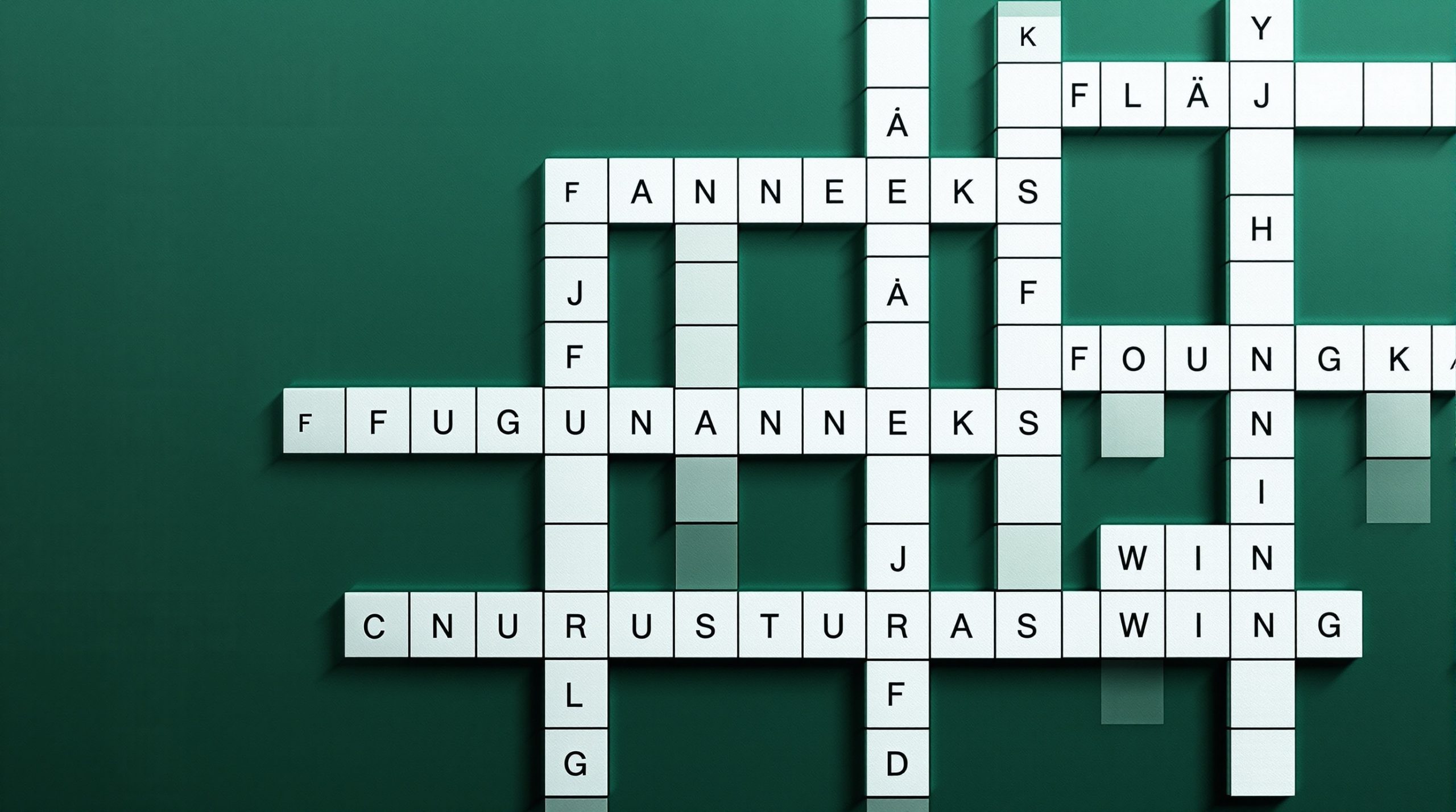 udbygningen i krydsord