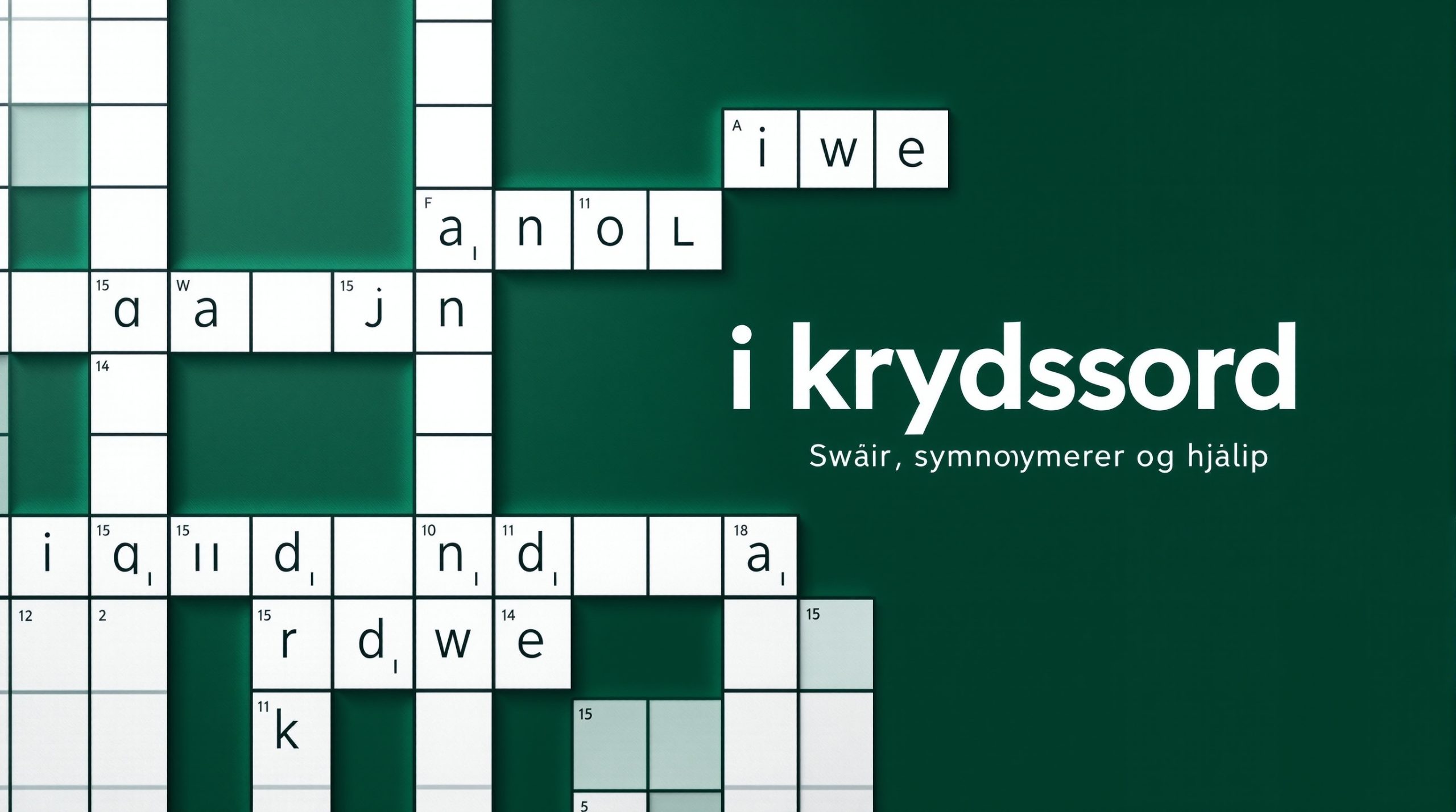 udstråling i krydsord