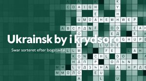ukrainsk by i krydsord