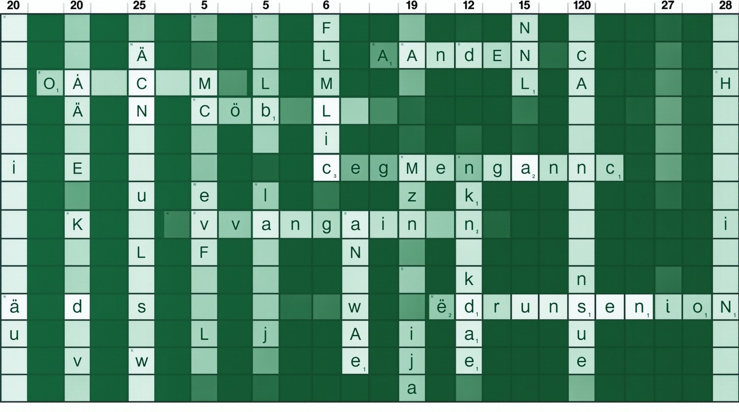 vejrfænomen i krydsord