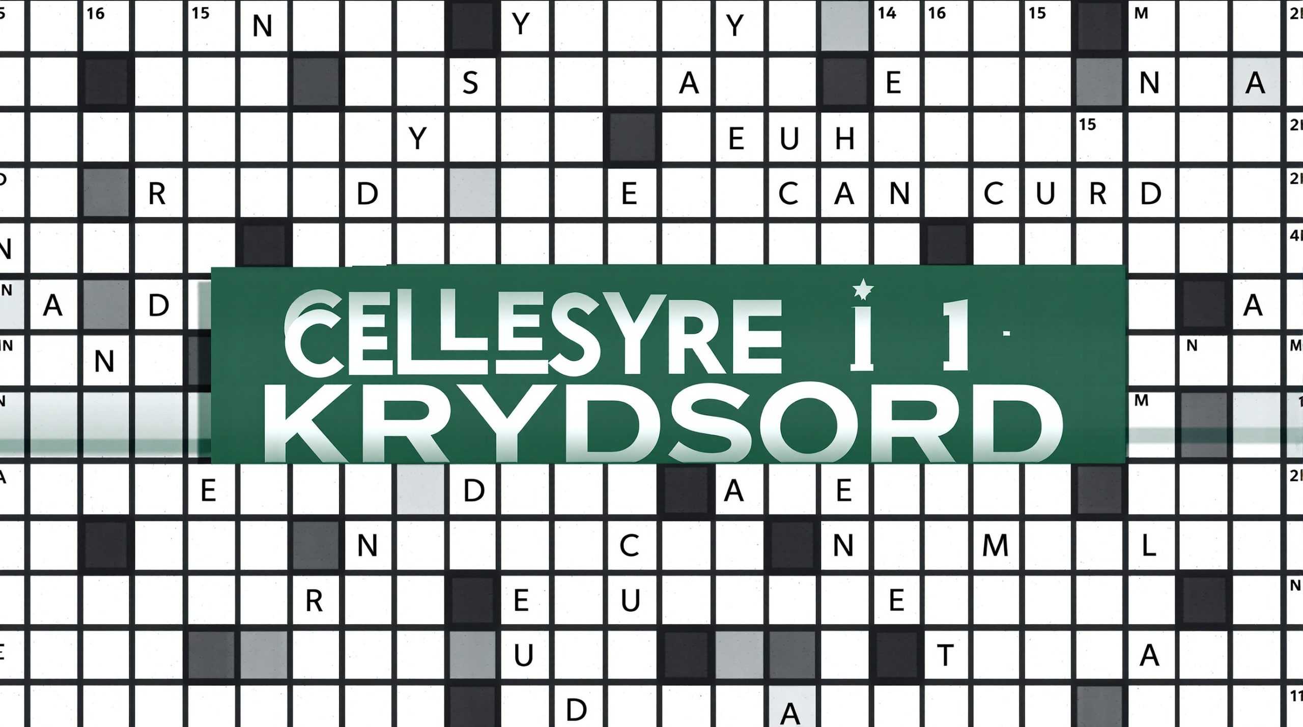 cellesyre i krydsord