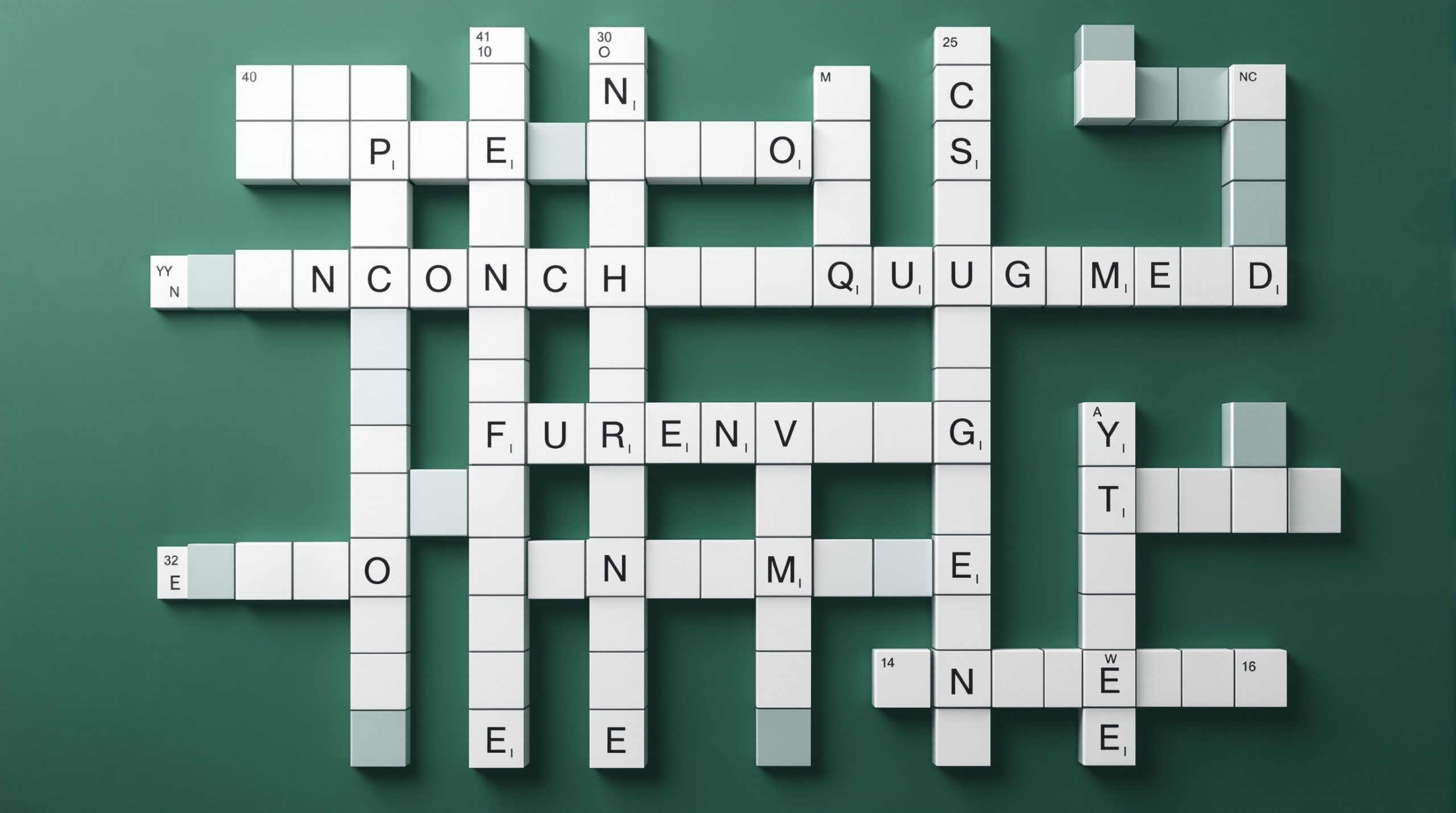 dekorationer i krydsord