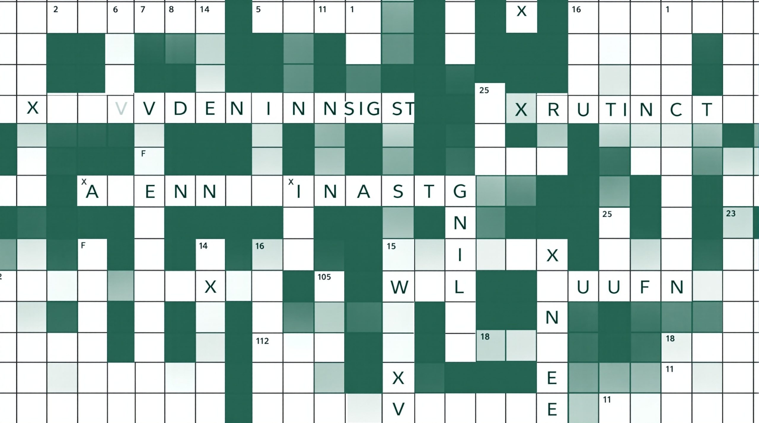 erfaringer i krydsord