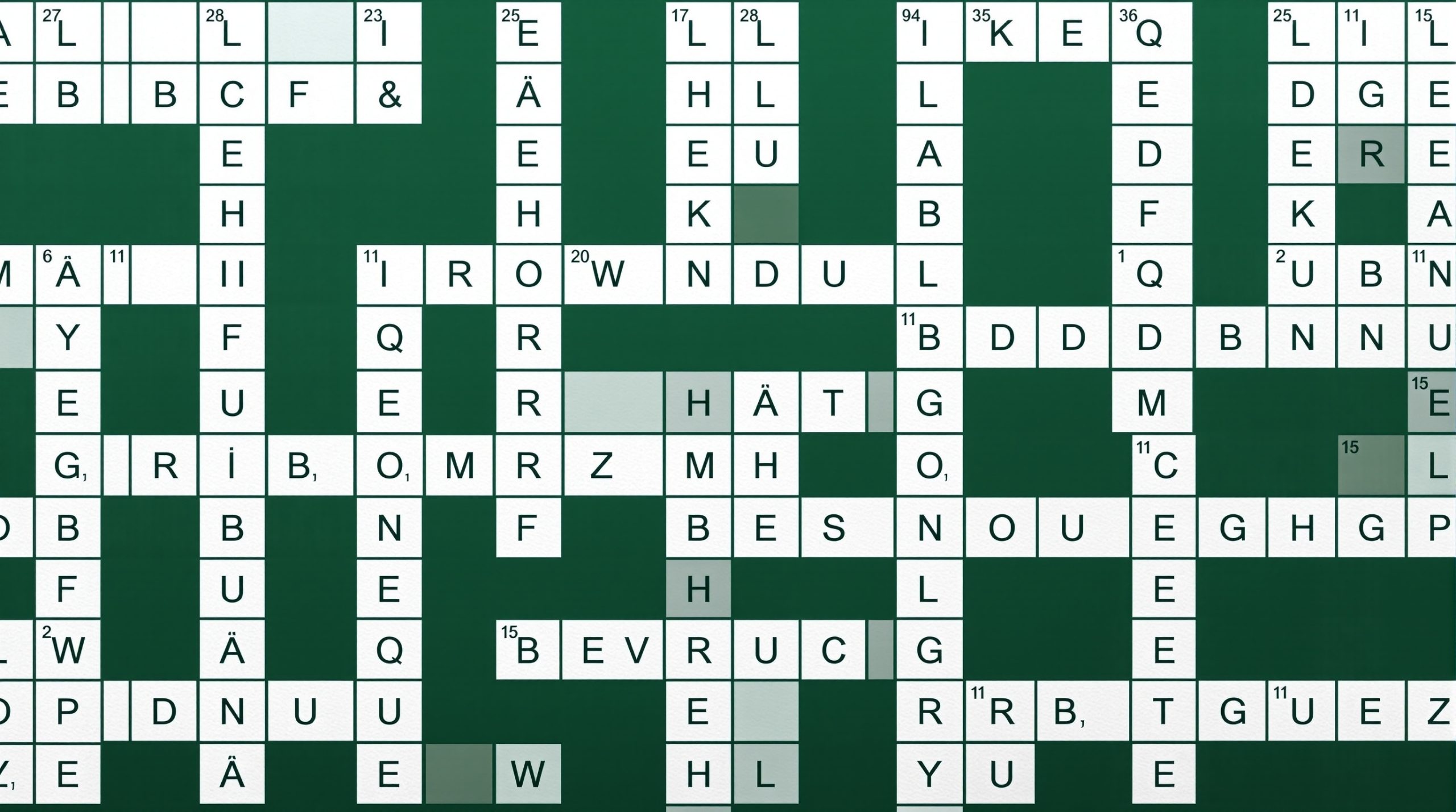 fortrolig i krydsord