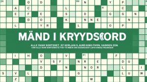 mænd i krydsord