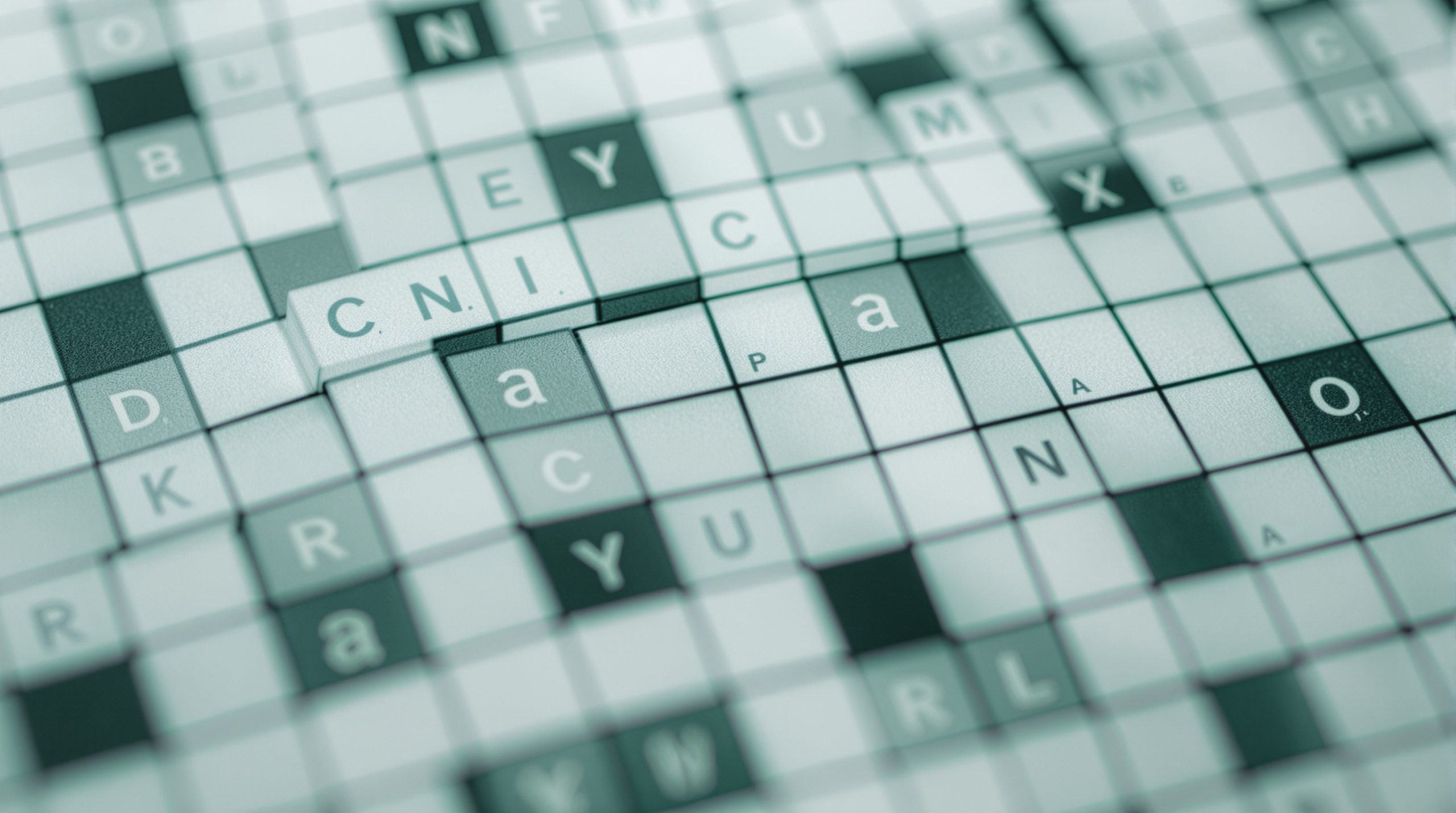 musikværker i krydsord