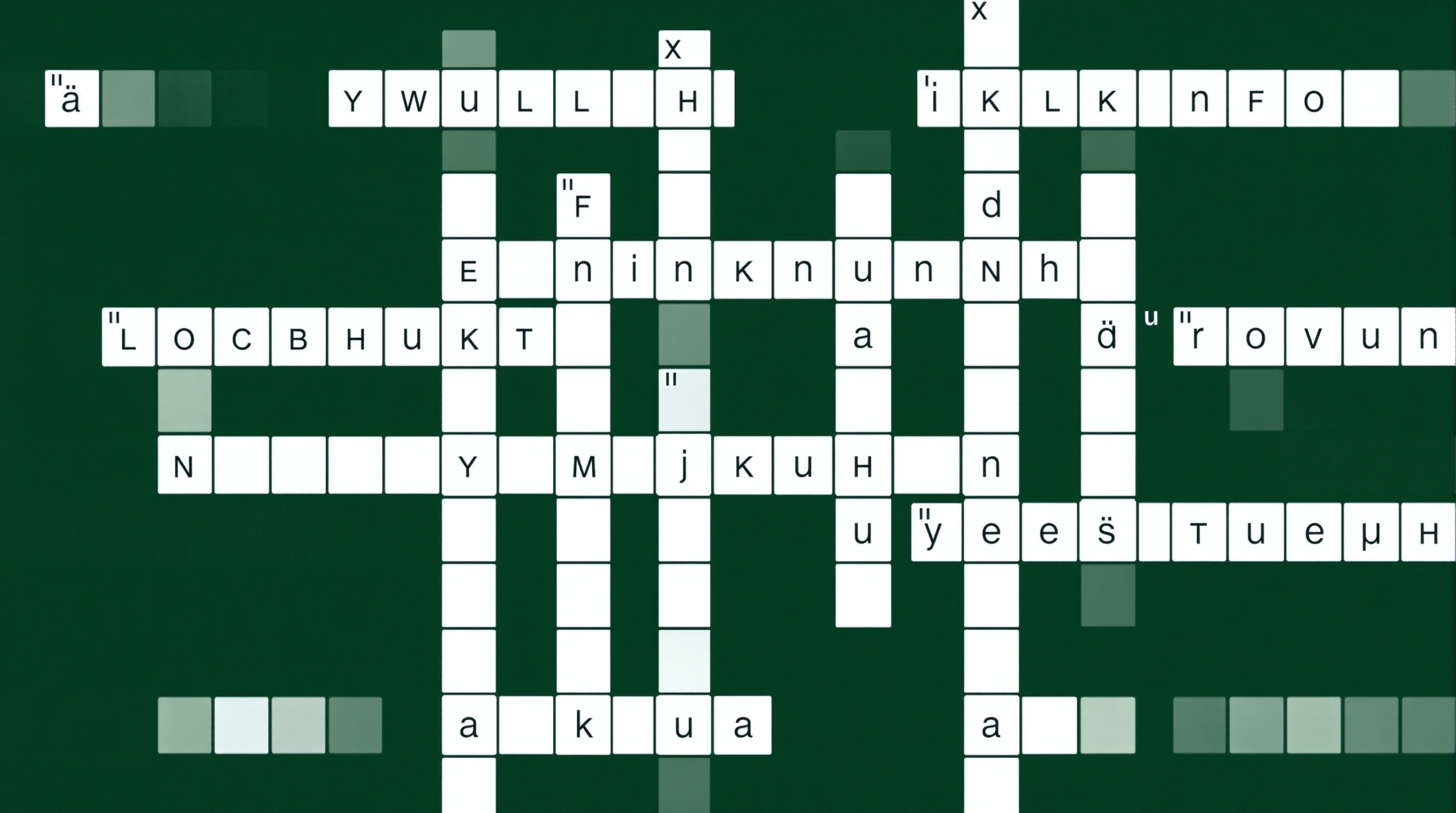 skænderi i krydsord