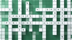 tidsalder i krydsord