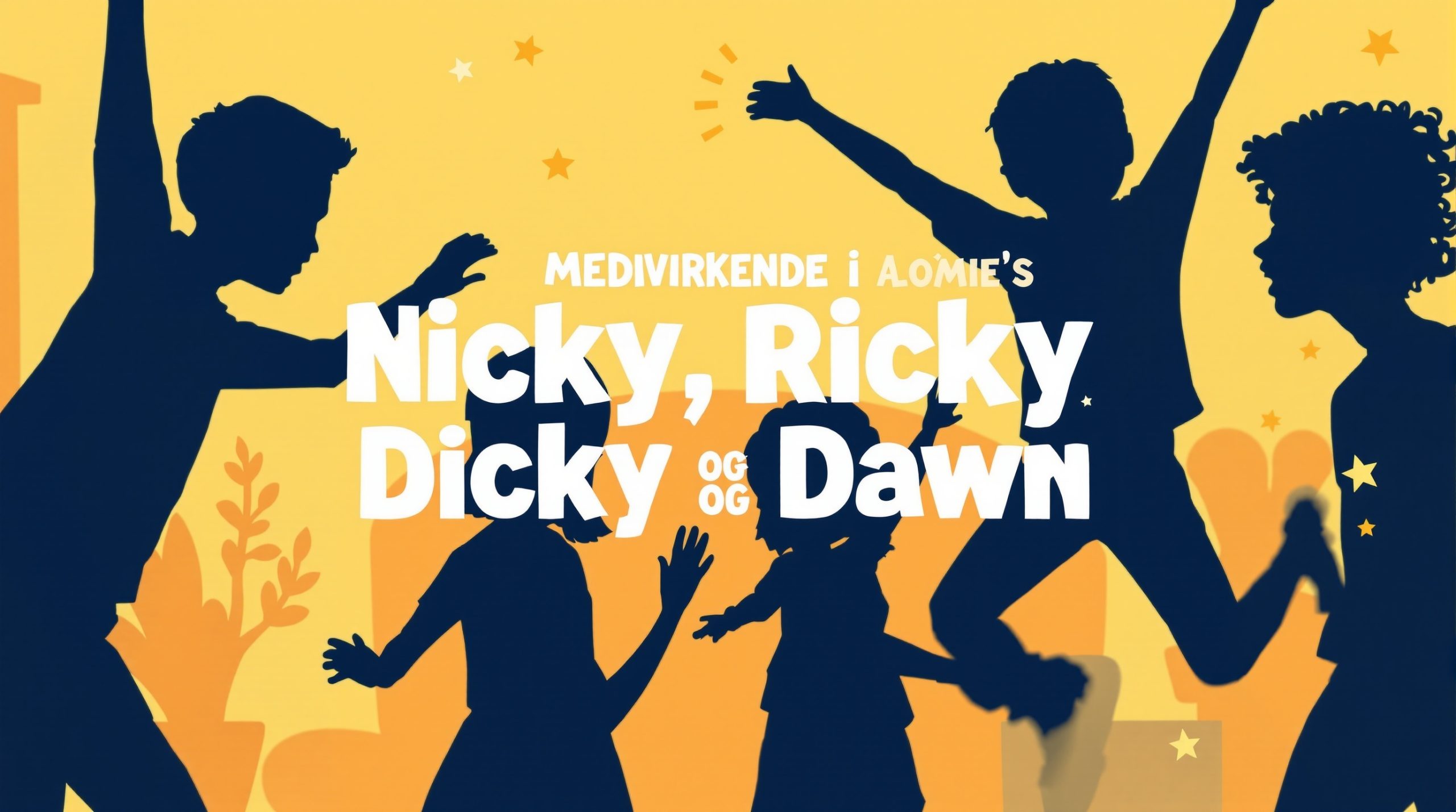 Medvirkende i Nicky, Ricky, Dicky og Dawn
