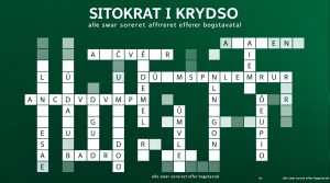 aristokrat i krydsord