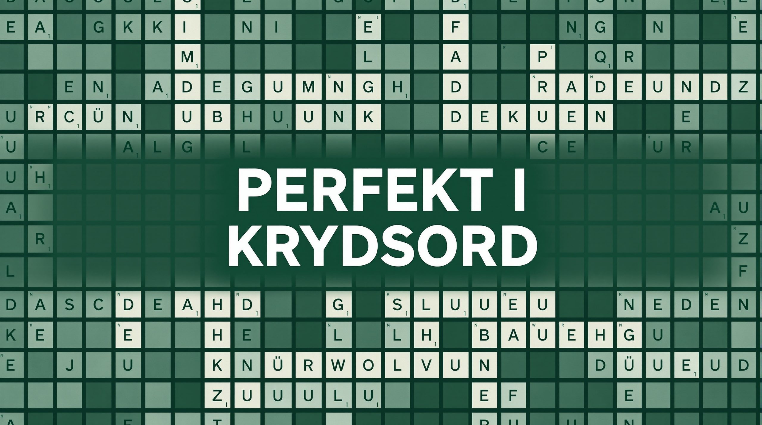 perfekt i krydsord