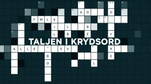 taljen i krydsord